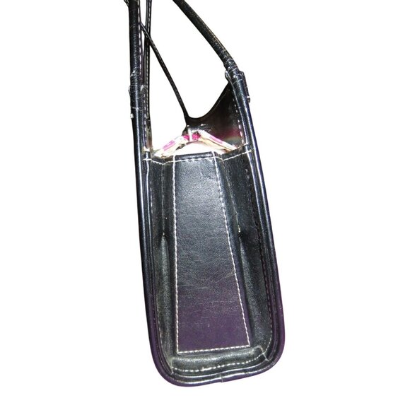 Kate Spade New York Vintage Y2K Pink Striped Structured Canvas & Leather handbag - Picture 3 of 11